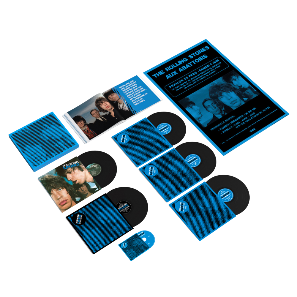 Black and Blue Super Deluxe 5LP Blu Ray Boxset