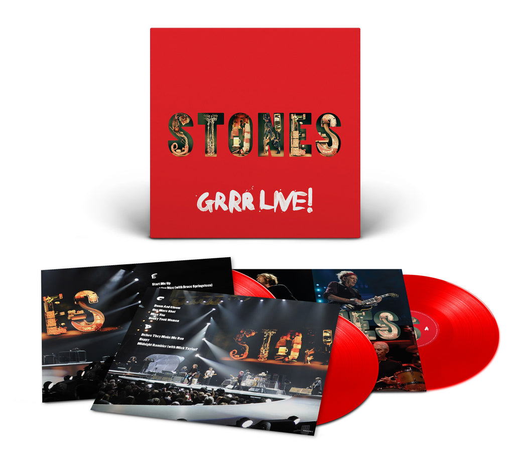 GRRR LIVE!! - 3 vinyles rouges